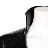 Live-Action Nico Robin Women Black Suit Cosplay Costume Halloween Carnival Outfit