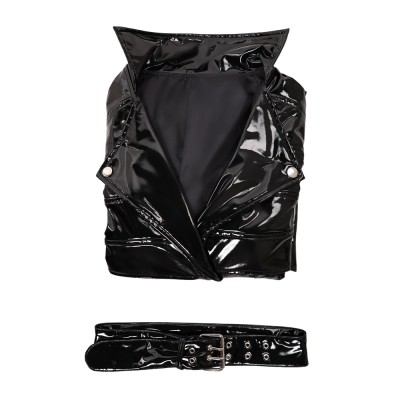 Live-Action Nico Robin Women Black Suit Cosplay Costume Halloween Carnival Outfit