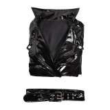 Live-Action Nico Robin Women Black Suit Cosplay Costume Halloween Carnival Outfit