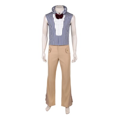 Live-Action Mr. 3 Gray Cosplay Costume Halloween Carnival Outfit