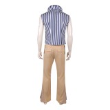 Live-Action Mr. 3 Gray Cosplay Costume Halloween Carnival Outfit