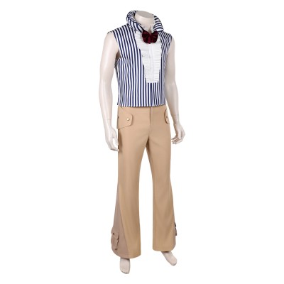 Live-Action Mr. 3 Gray Cosplay Costume Halloween Carnival Outfit