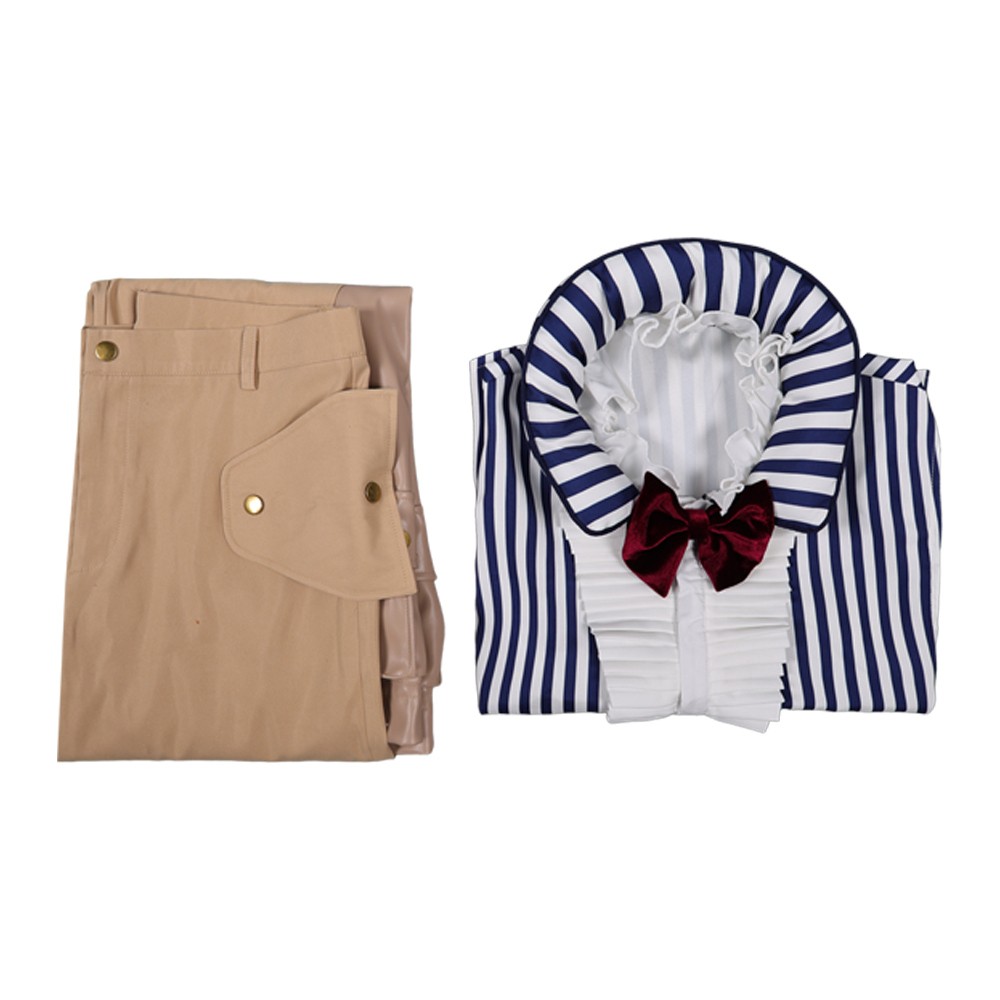 Live-Action Mr. 3 Gray Cosplay Costume Halloween Carnival Outfit