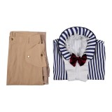 Live-Action Mr. 3 Gray Cosplay Costume Halloween Carnival Outfit