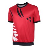 Live-Action Luffy Red T-shirt Cosplay Costume Halloween Carnival Outfit
