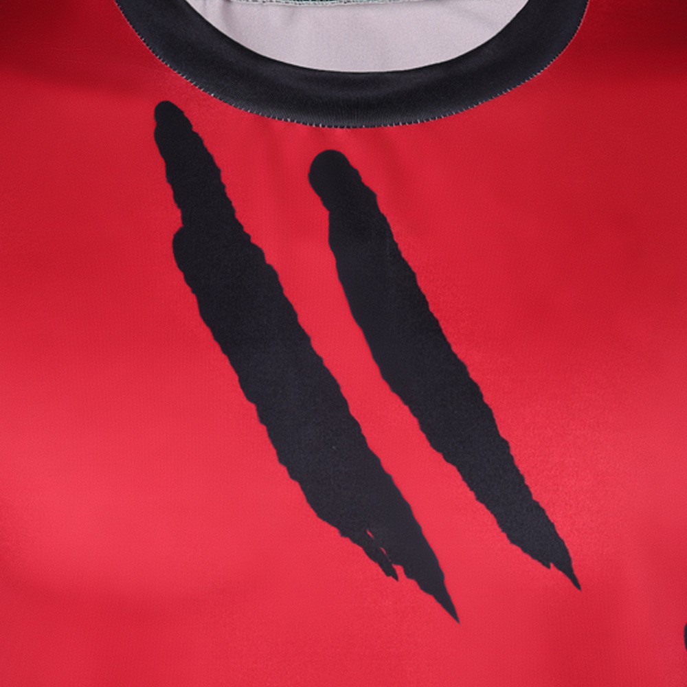 Live-Action Luffy Red T-shirt Cosplay Costume Halloween Carnival Outfit