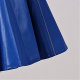 Lisa Women Blue Cosplay Costume Halloween Carnival Outfit