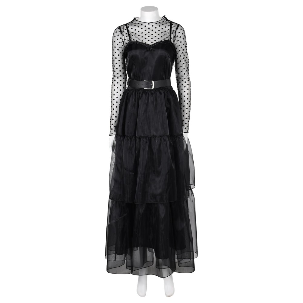 Lisa Frankenstein 2024 Misty Dress Suit Cosplay Costume Halloween Carnival Outfit