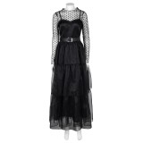 Lisa Frankenstein 2024 Misty Dress Suit Cosplay Costume Halloween Carnival Outfit