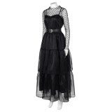 Lisa Frankenstein 2024 Misty Dress Suit Cosplay Costume Halloween Carnival Outfit
