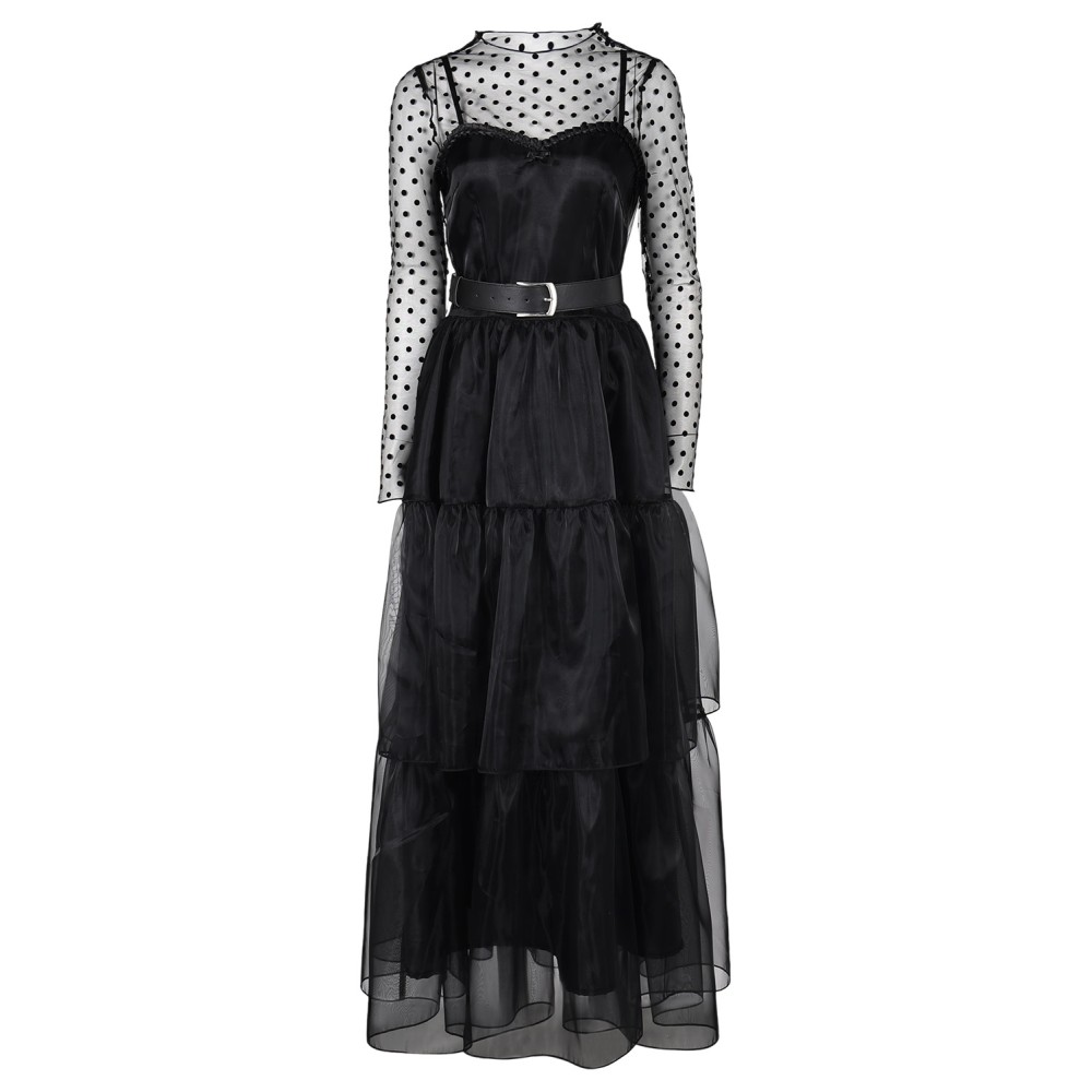 Lisa Frankenstein 2024 Misty Dress Suit Cosplay Costume Halloween Carnival Outfit