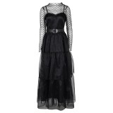 Lisa Frankenstein 2024 Misty Dress Suit Cosplay Costume Halloween Carnival Outfit