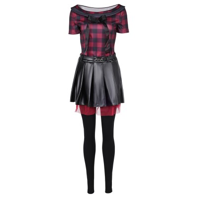 Lisa Frankenstein (2024) Misty Women Suit Cosplay Costume Halloween Carnival Outfit