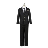 Limbus Company Rien Black Suit Cosplay Costume Halloween Carnival