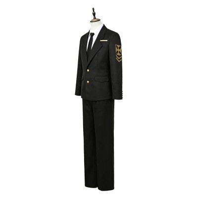 Limbus Company Rien Black Suit Cosplay Costume Halloween Carnival