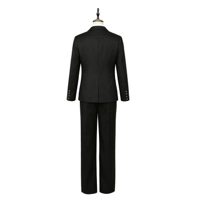 Limbus Company Rien Black Suit Cosplay Costume Halloween Carnival