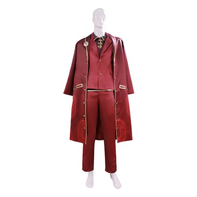 Limbus Company Lei Heng Red Cosplay Costume Halloween Carnival Outfit