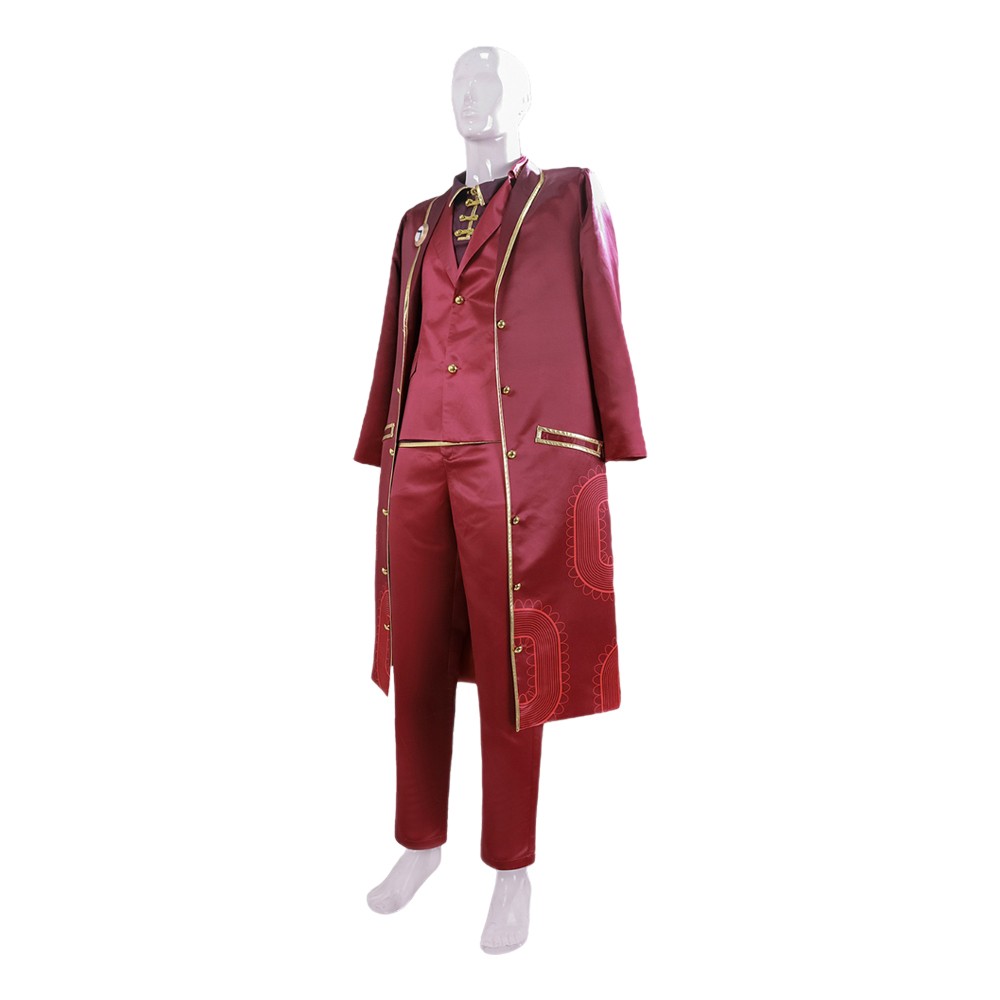 Limbus Company Lei Heng Red Cosplay Costume Halloween Carnival Outfit