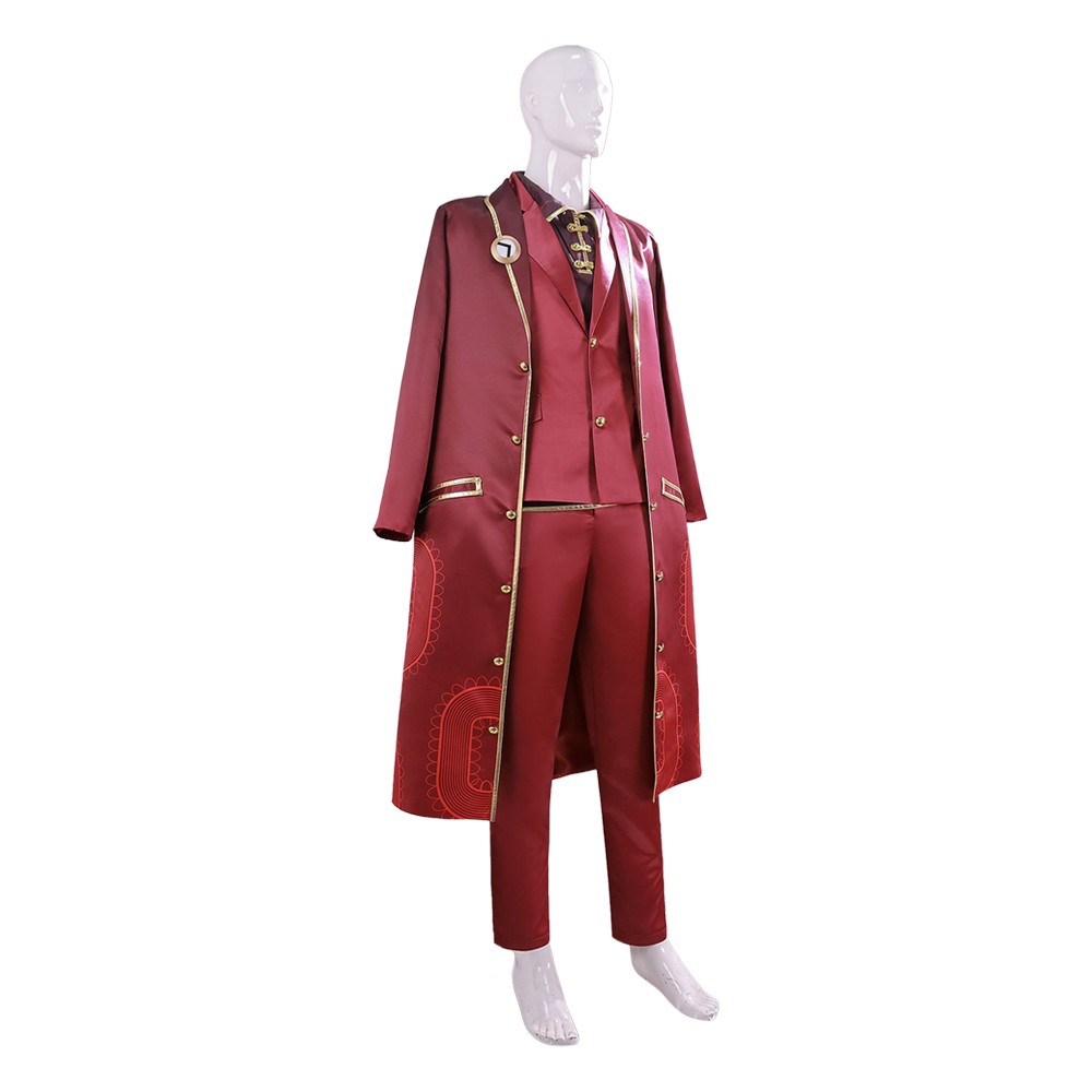 Limbus Company Lei Heng Red Cosplay Costume Halloween Carnival Outfit