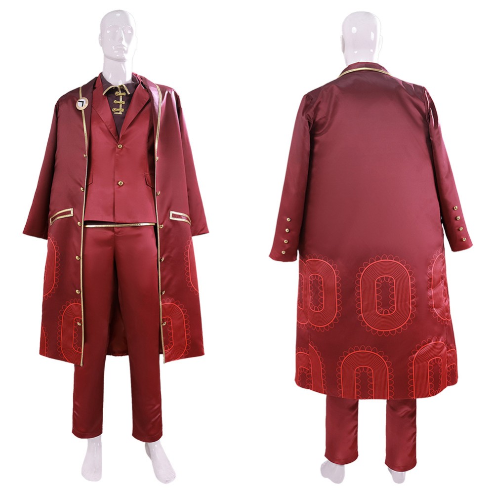 Limbus Company Lei Heng Red Cosplay Costume Halloween Carnival Outfit