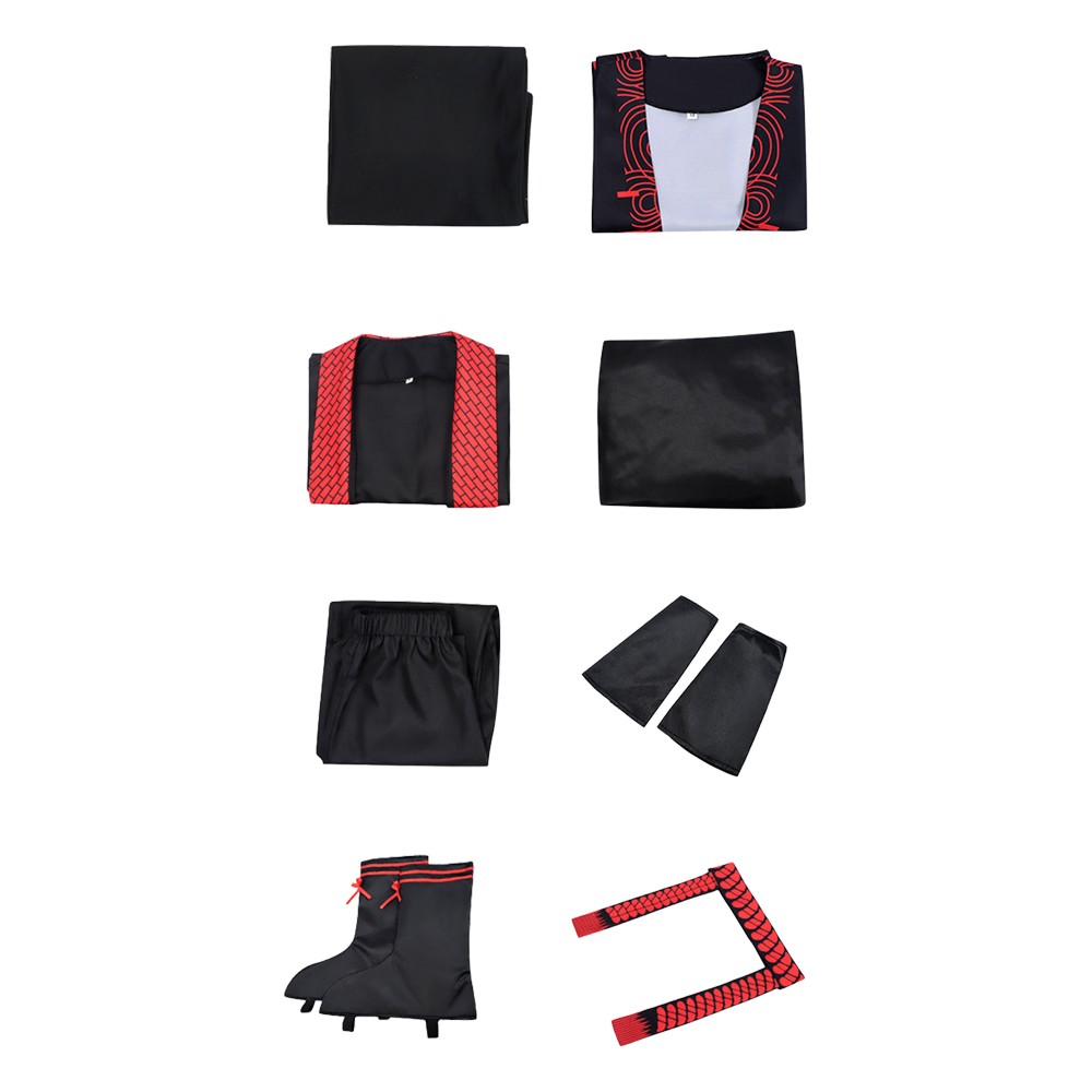 Limbus Company Jia Qiu Black Suit Cosplay Costume Halloween Carnival Outfit