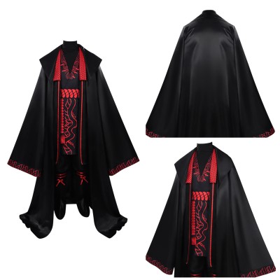 Limbus Company Jia Qiu Black Suit Cosplay Costume Halloween Carnival Outfit