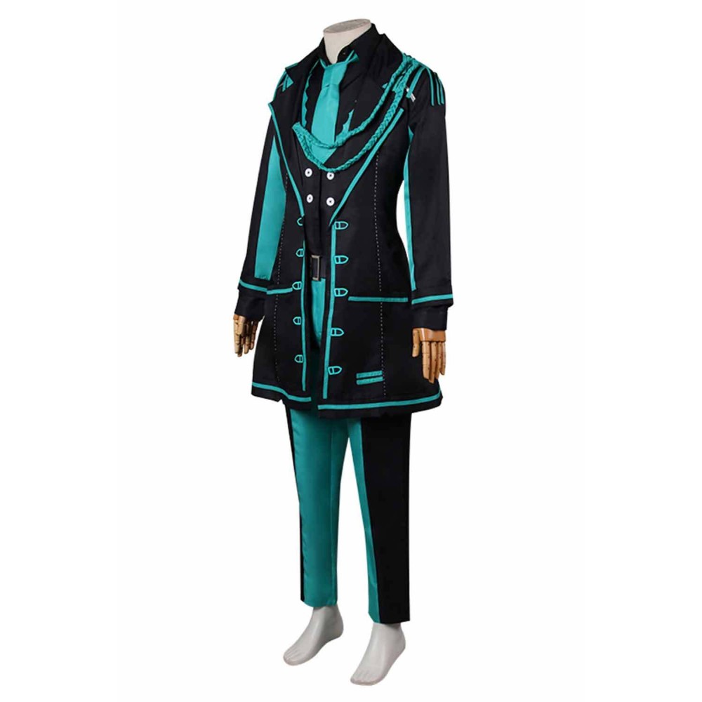 Limbus Company Ishmael Women Green Uniform With Hat Suit Cosplay Costume Halloween Carnival Outfit