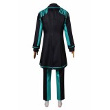 Limbus Company Ishmael Women Green Uniform With Hat Suit Cosplay Costume Halloween Carnival Outfit