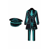 Limbus Company Ishmael Women Green Uniform With Hat Suit Cosplay Costume Halloween Carnival Outfit
