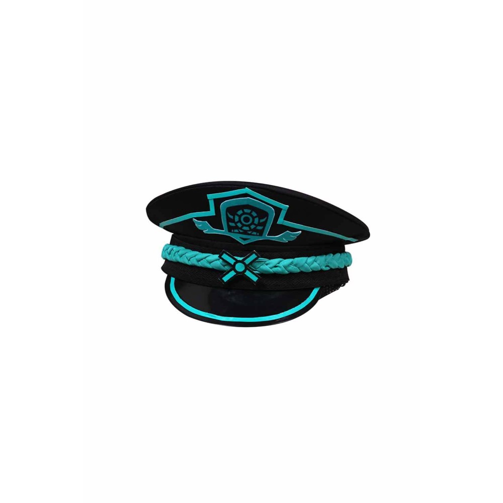 Limbus Company Ishmael Women Green Uniform With Hat Suit Cosplay Costume Halloween Carnival Outfit