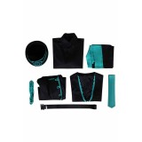 Limbus Company Ishmael Women Green Uniform With Hat Suit Cosplay Costume Halloween Carnival Outfit