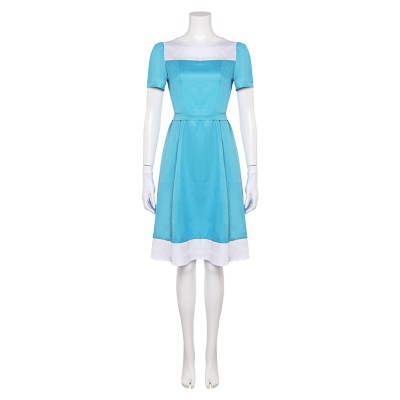 Lillusionniste Alice Blue Dress Party Cosplay Costume Halloween Carnival
