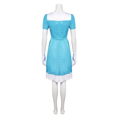 Lillusionniste Alice Blue Dress Party Cosplay Costume Halloween Carnival