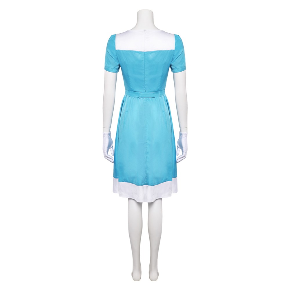 Lillusionniste Alice Blue Dress Party Cosplay Costume Halloween Carnival