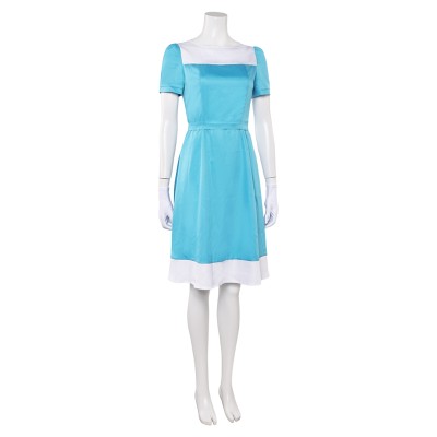 Lillusionniste Alice Blue Dress Party Cosplay Costume Halloween Carnival