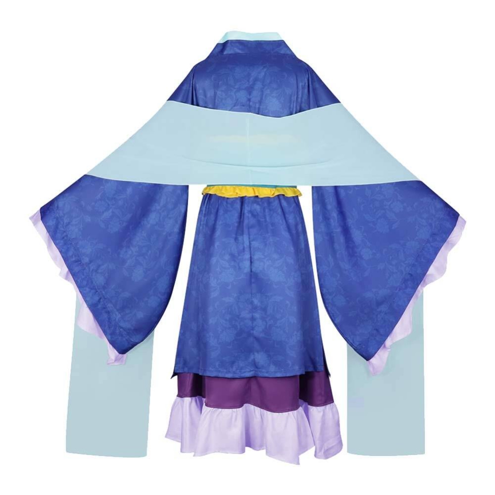 Lihua Blue Dress Cosplay Costume Halloween Carnival Outfit