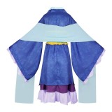 Lihua Blue Dress Cosplay Costume Halloween Carnival Outfit