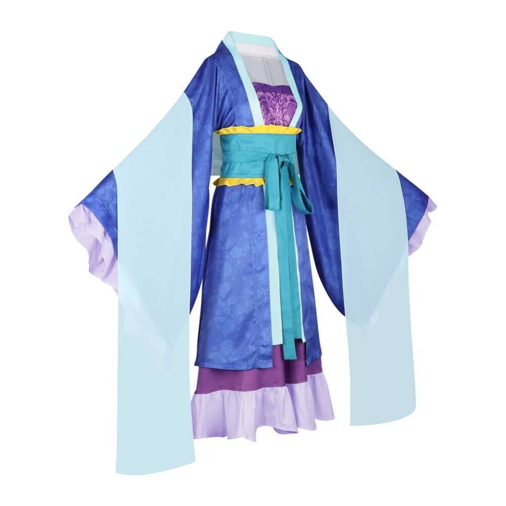 Lihua Blue Dress Cosplay Costume Halloween Carnival Outfit