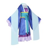 Lihua Blue Dress Cosplay Costume Halloween Carnival Outfit