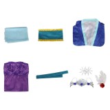 Lihua Blue Dress Cosplay Costume Halloween Carnival Outfit