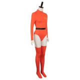 Lethal Company Women Tights Jumpsuit Suit Cosplay Costume Halloween Carnival Outfit