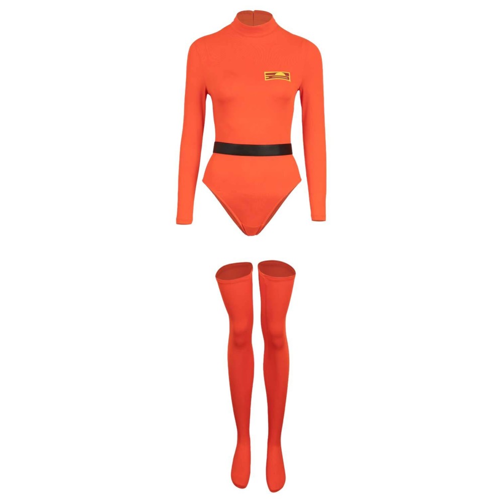 Lethal Company Women Tights Jumpsuit Suit Cosplay Costume Halloween Carnival Outfit