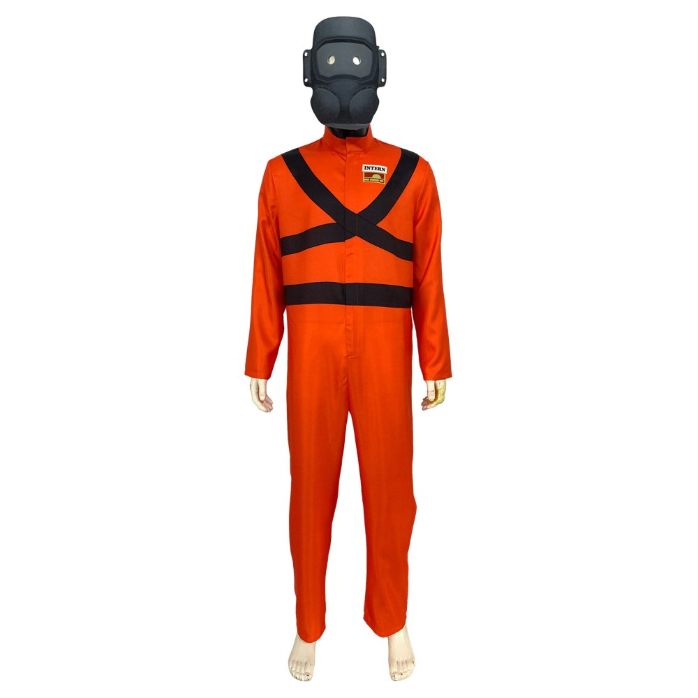 Lethal Company Protect Clothing Jumpsuit Suit Cosplay Costume Halloween Carnival Outfit