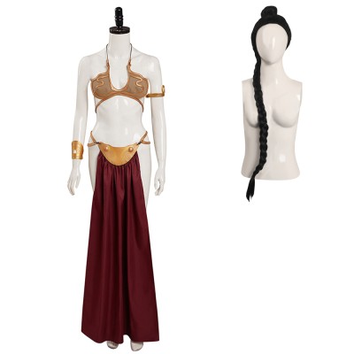 Princess Leia Sexy Bikini Lingerie Jaba Scene Party Cosplay Costume Halloween Carnival Outfit