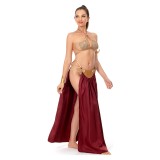 Princess Leia Sexy Bikini Lingerie Jaba Scene Party Cosplay Costume Halloween Carnival Outfit