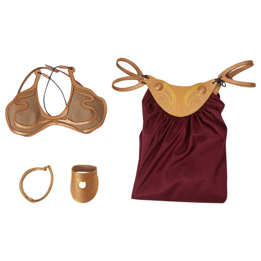 Princess Leia Sexy Bikini Lingerie Jaba Scene Party Cosplay Costume Halloween Carnival Outfit
