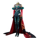 League of Legends Mel Jumpsuit Cloak Set Cosplay Costume Halloween Carnival Outfit