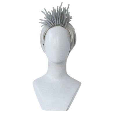 League of Legends Ekko Wig Heat Resistant Synthetic Hair Accessories Cosplay Costume Halloween Carnival