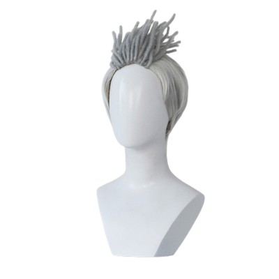 League of Legends Ekko Wig Heat Resistant Synthetic Hair Accessories Cosplay Costume Halloween Carnival