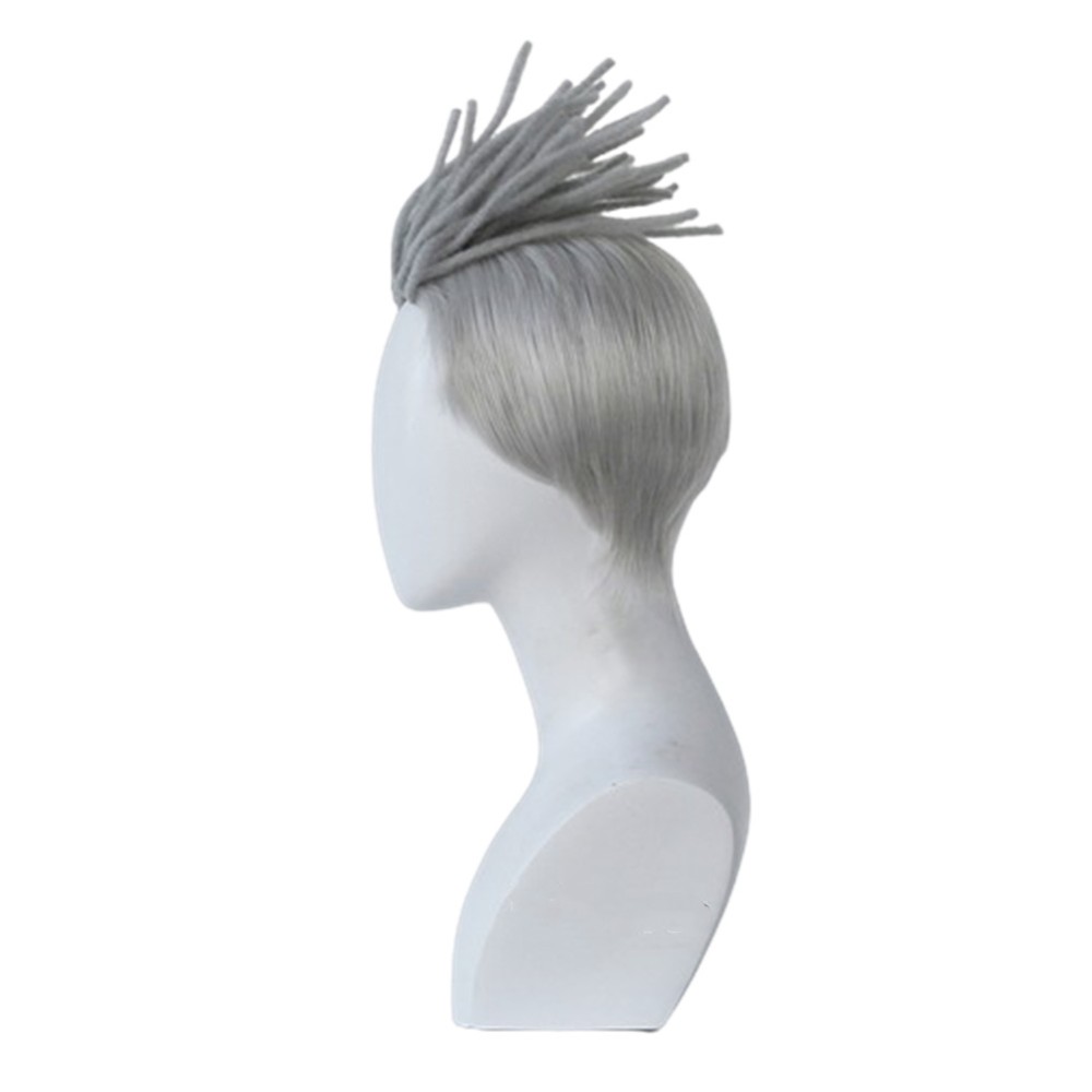 League of Legends Ekko Wig Heat Resistant Synthetic Hair Accessories Cosplay Costume Halloween Carnival